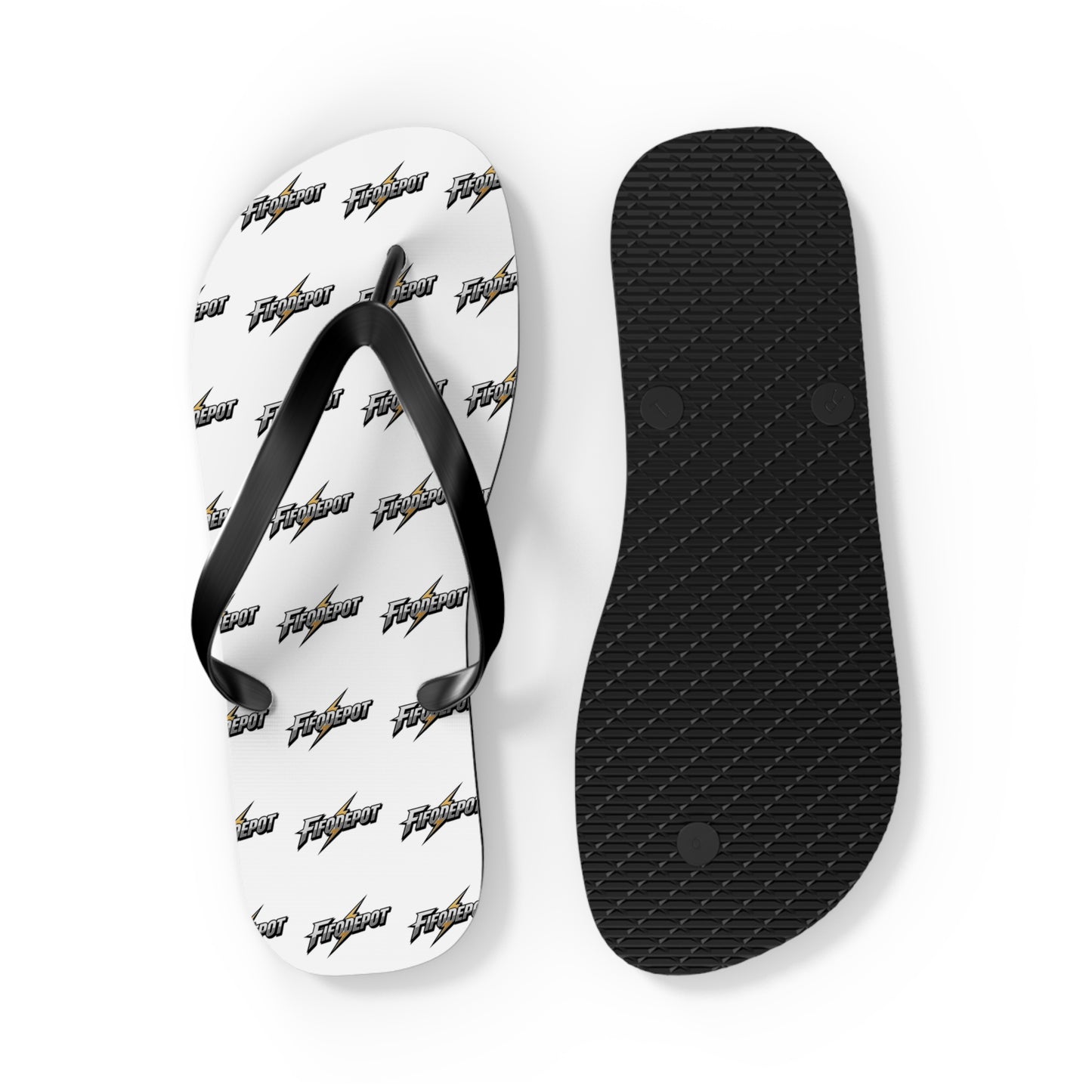 Stylish Sports Logo Flip Flops - Perfect for Summer and Beach Days